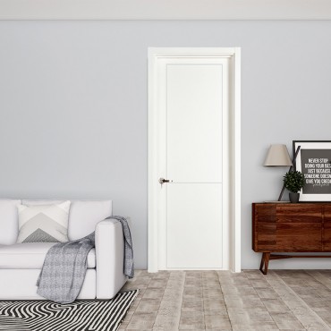 派的门实木复合门MA-001唯一-瓷白